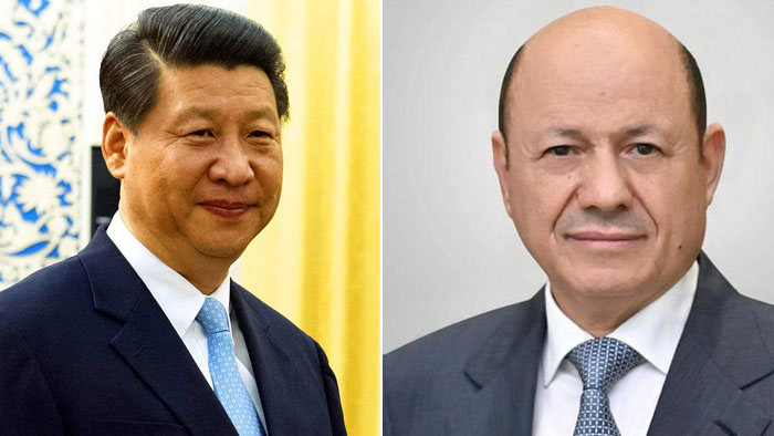 President Al-Alimi congratulates Chinese President on his election for third term