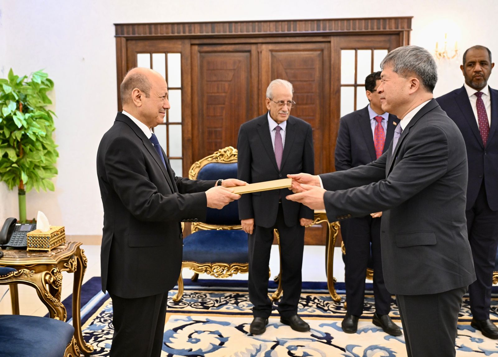 PRESIDENT RECEIVES CREDENTIALS OF THE AMBASSADOR OF  KOREA 1 Nov 2023