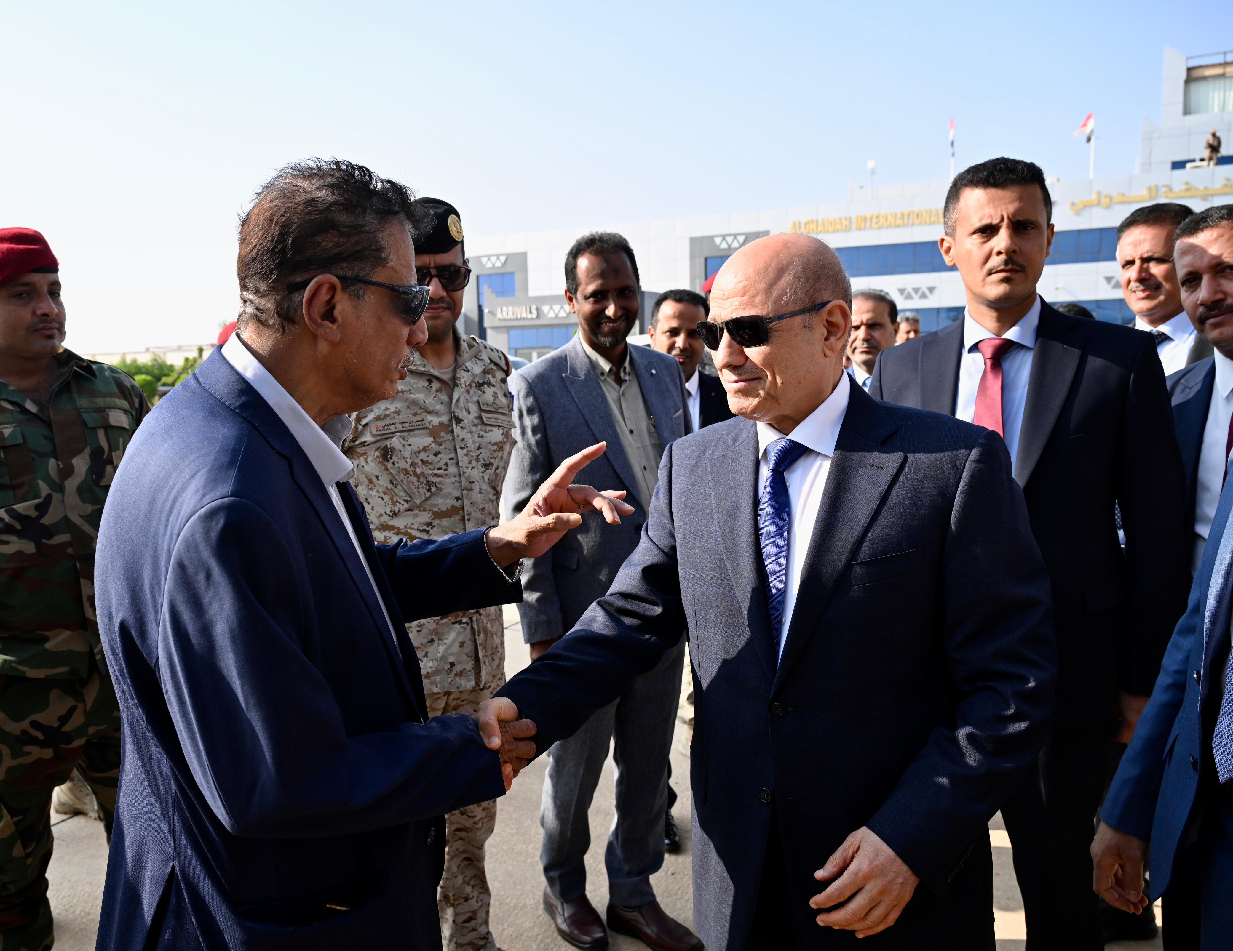 HIS EXCELLENCY THE PRESIDENT LEAVES AL-MAHRAH GOVERNORATE, RETURNING TOTHE CAPITAL, ADEN, October 29, 2023