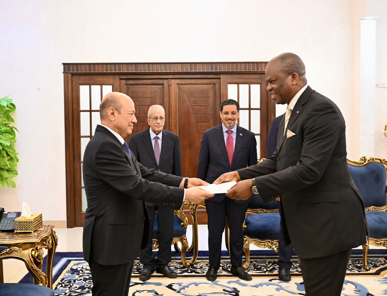 PRESIDENT RECEIVES CREDENTIALS OF THE AMBASSADOR OF SOUTH AFRICA 1 Nov 2023