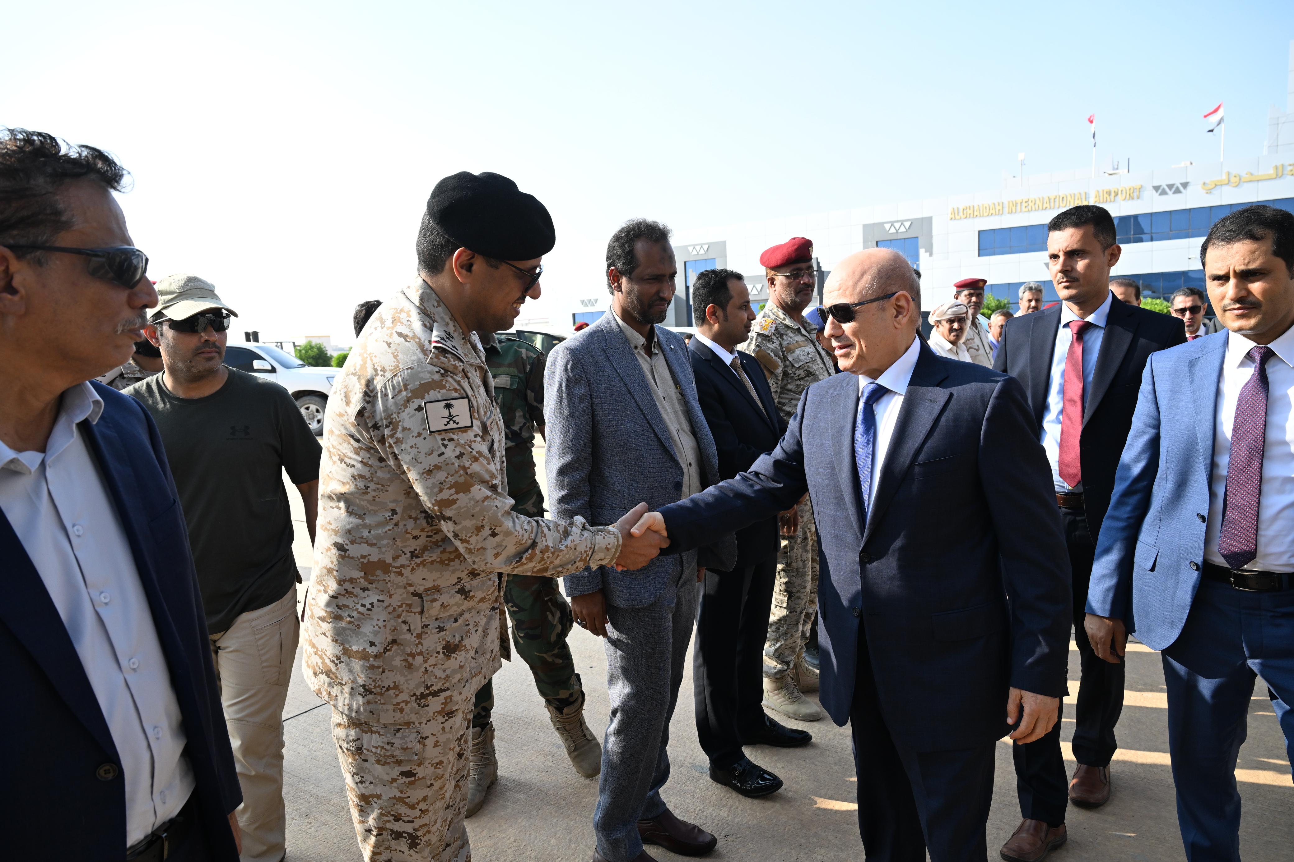 HIS EXCELLENCY THE PRESIDENT LEAVES AL-MAHRAH GOVERNORATE, RETURNING TOTHE CAPITAL, ADEN, October 29, 2023