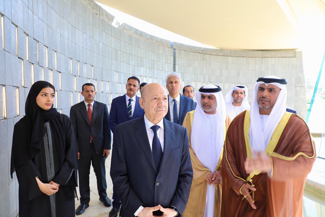 President Al- Alimi Visits UAE's Martyrs’ Memorial