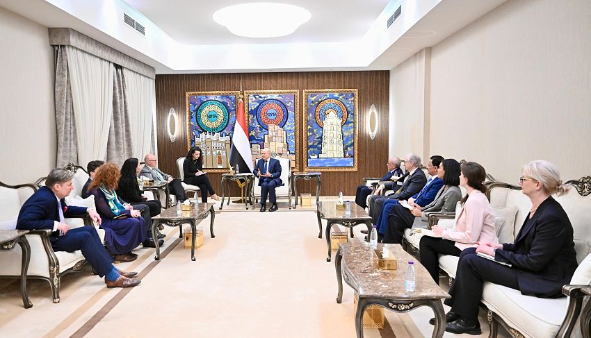President of Presidential Leadership Council Receives German Parliamentary Delegation