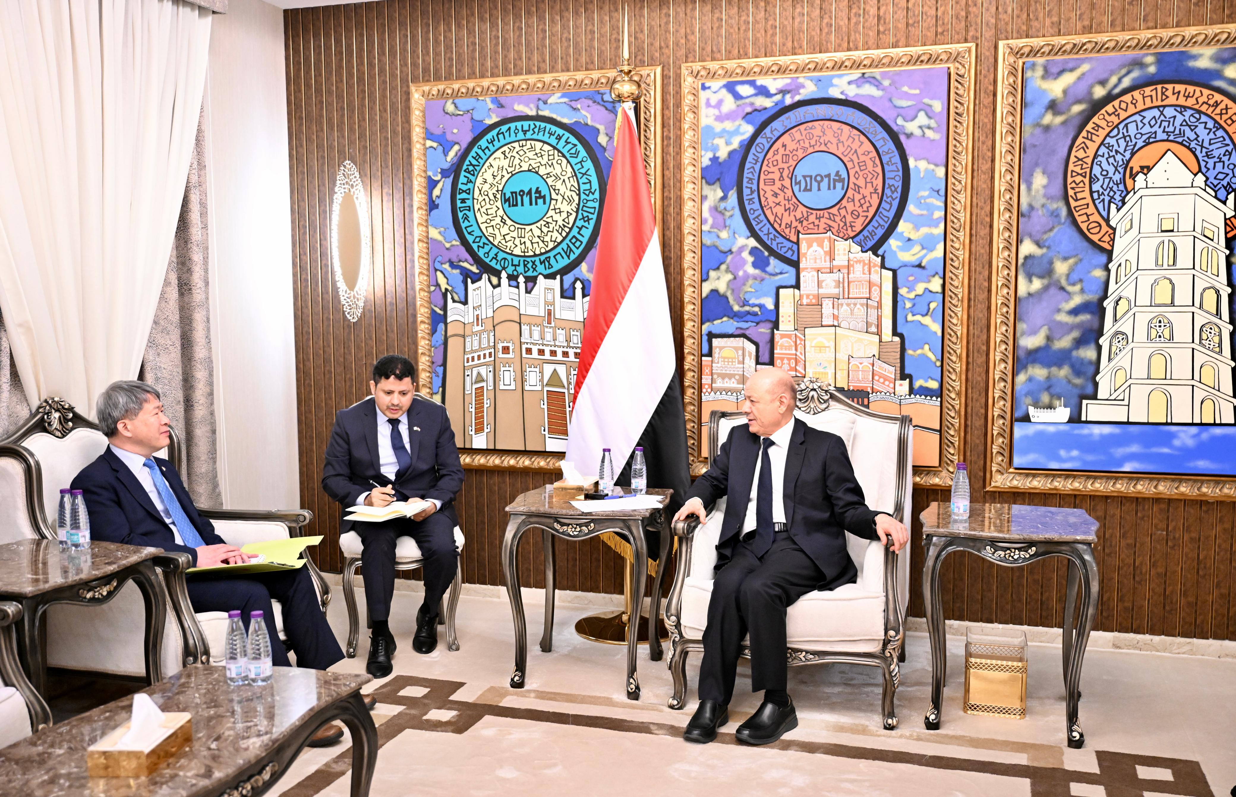 President Al-Alimi Praises Korea’s Supportive Role for Yemeni People in UN Security Council