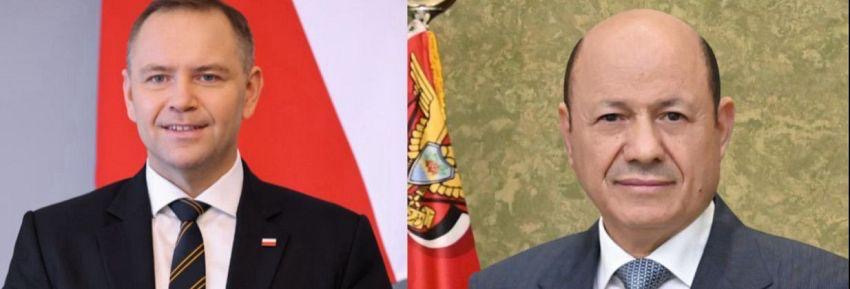 President Al-Alimi Congratulates Poland on National Day