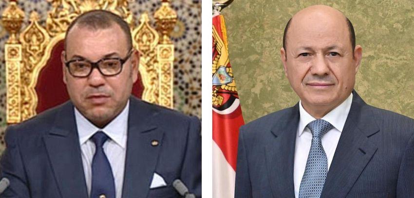 President Al-Alimi Offers Condolences to King of Morocco over Victims of Fez Buildings Collapse
