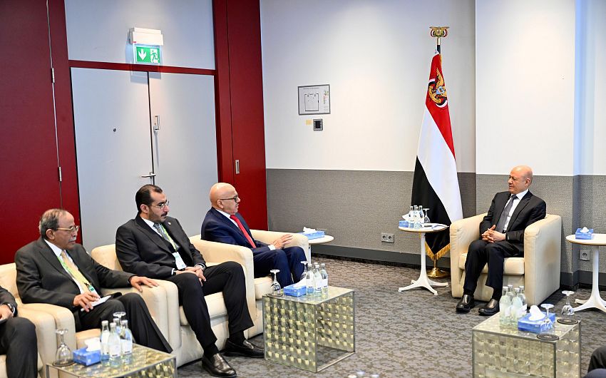  President Al-Alimi Highlights Importance of Gulf Momentum in Building State Institutions and Ending the Coup