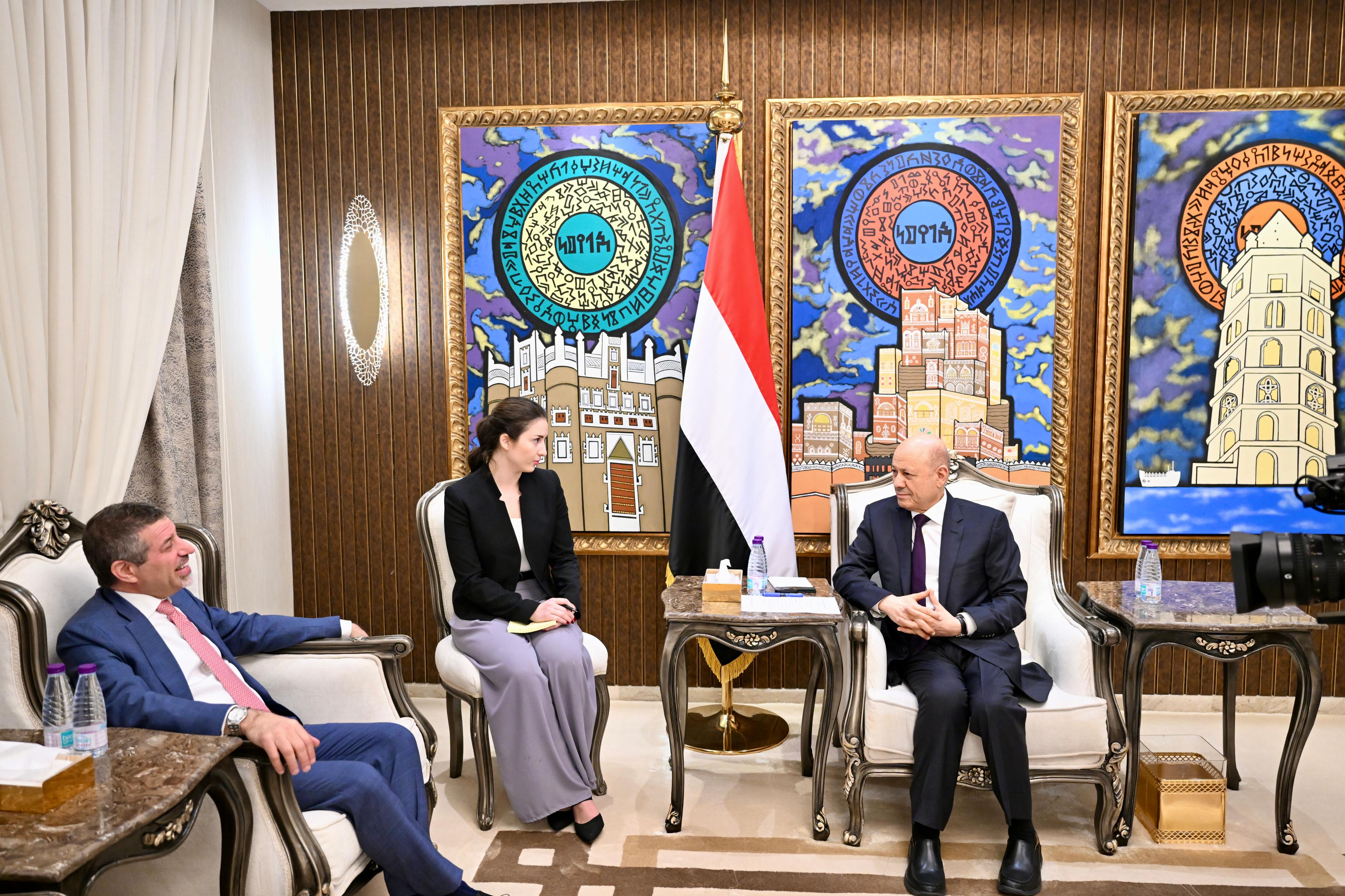 President of Presidential Leadership Council Receives US Ambassador