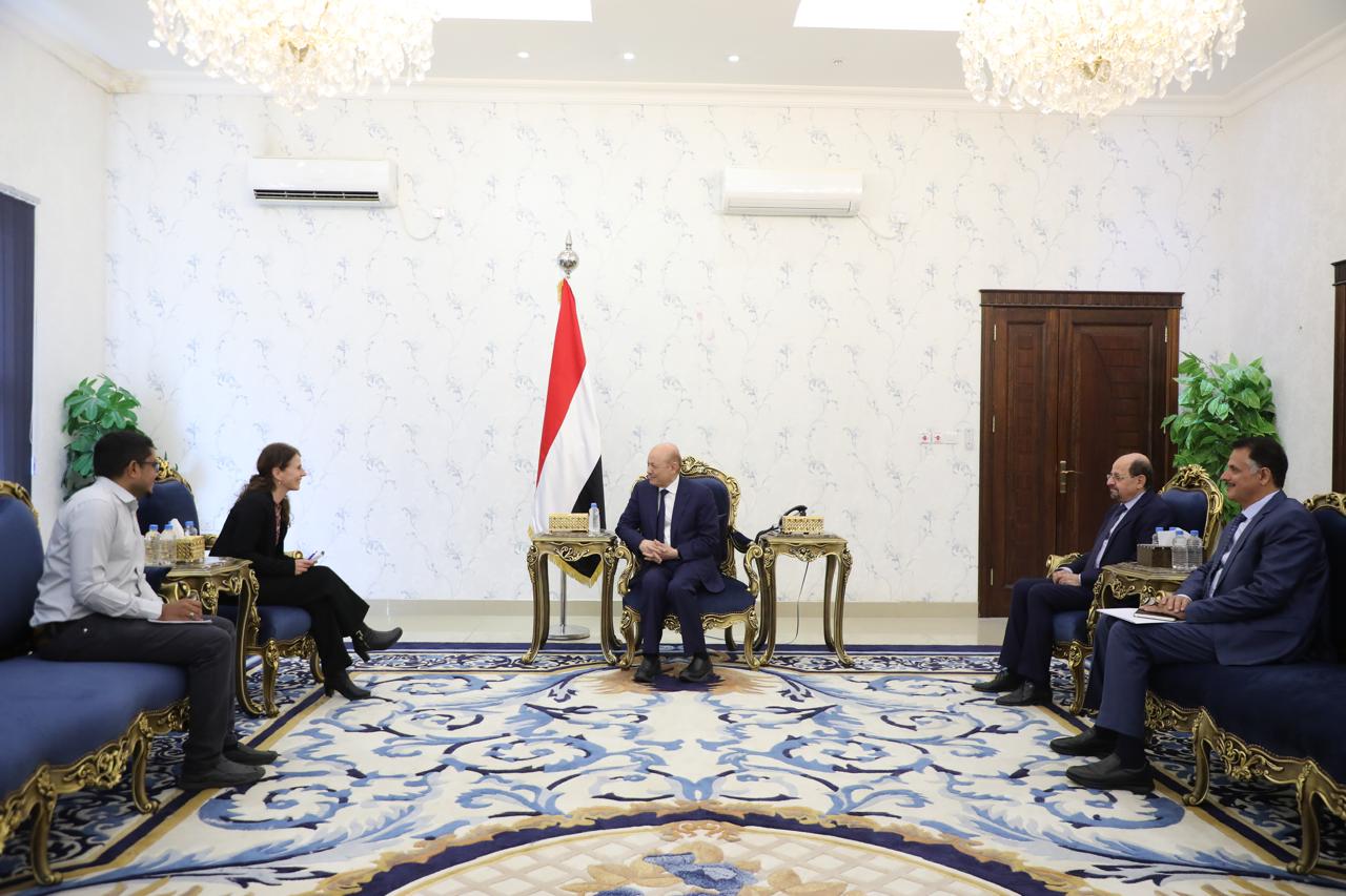 President Al-Alimi Receives Norwegian Envoy