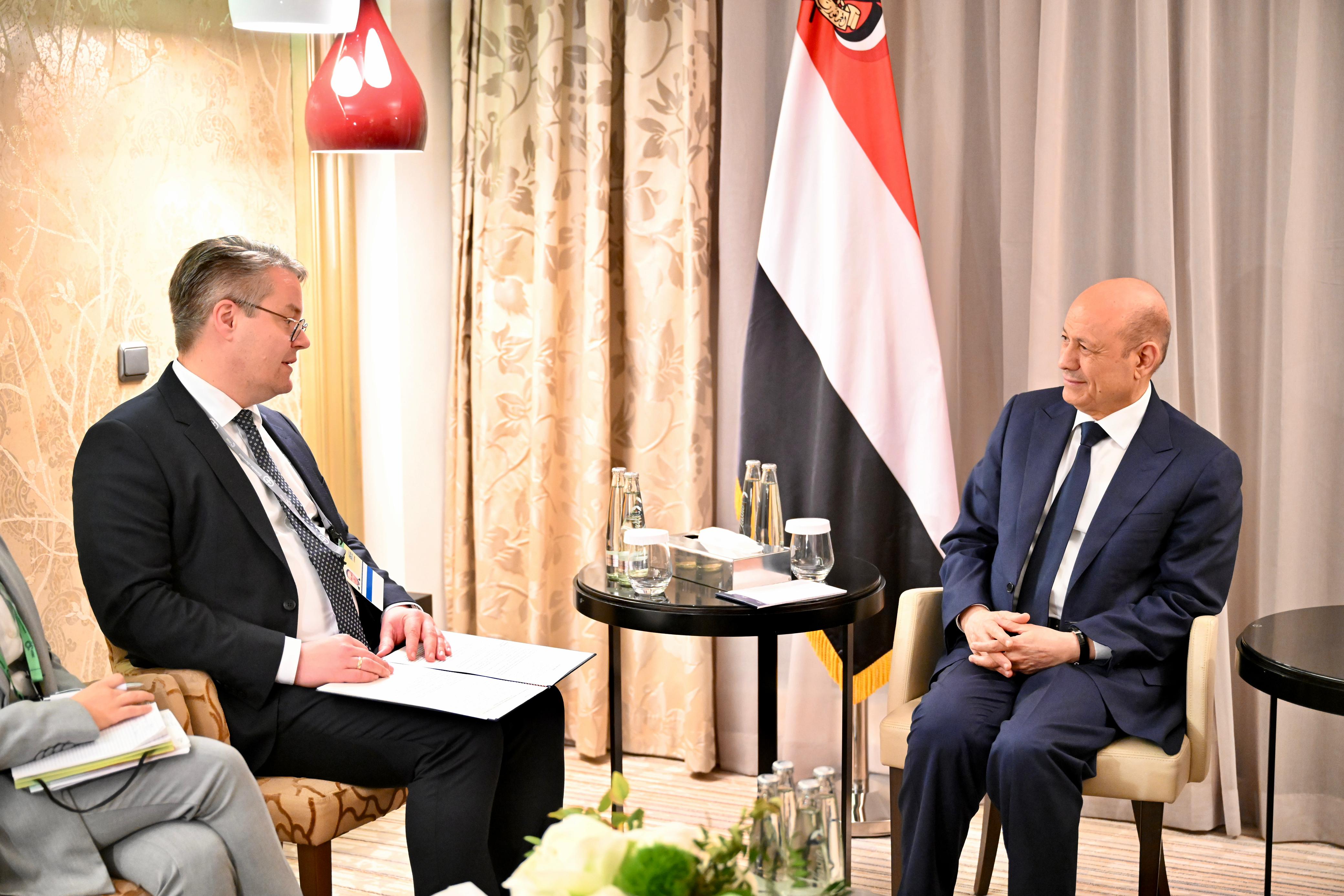President al- Alimi receives German Minister of State