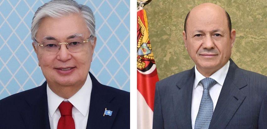 President Al-Alimi Congratulates Kazakhstan on Independence Day