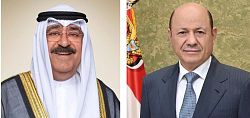 President Al-Alimi Congratulates Emir of Kuwait on National and Liberation Days