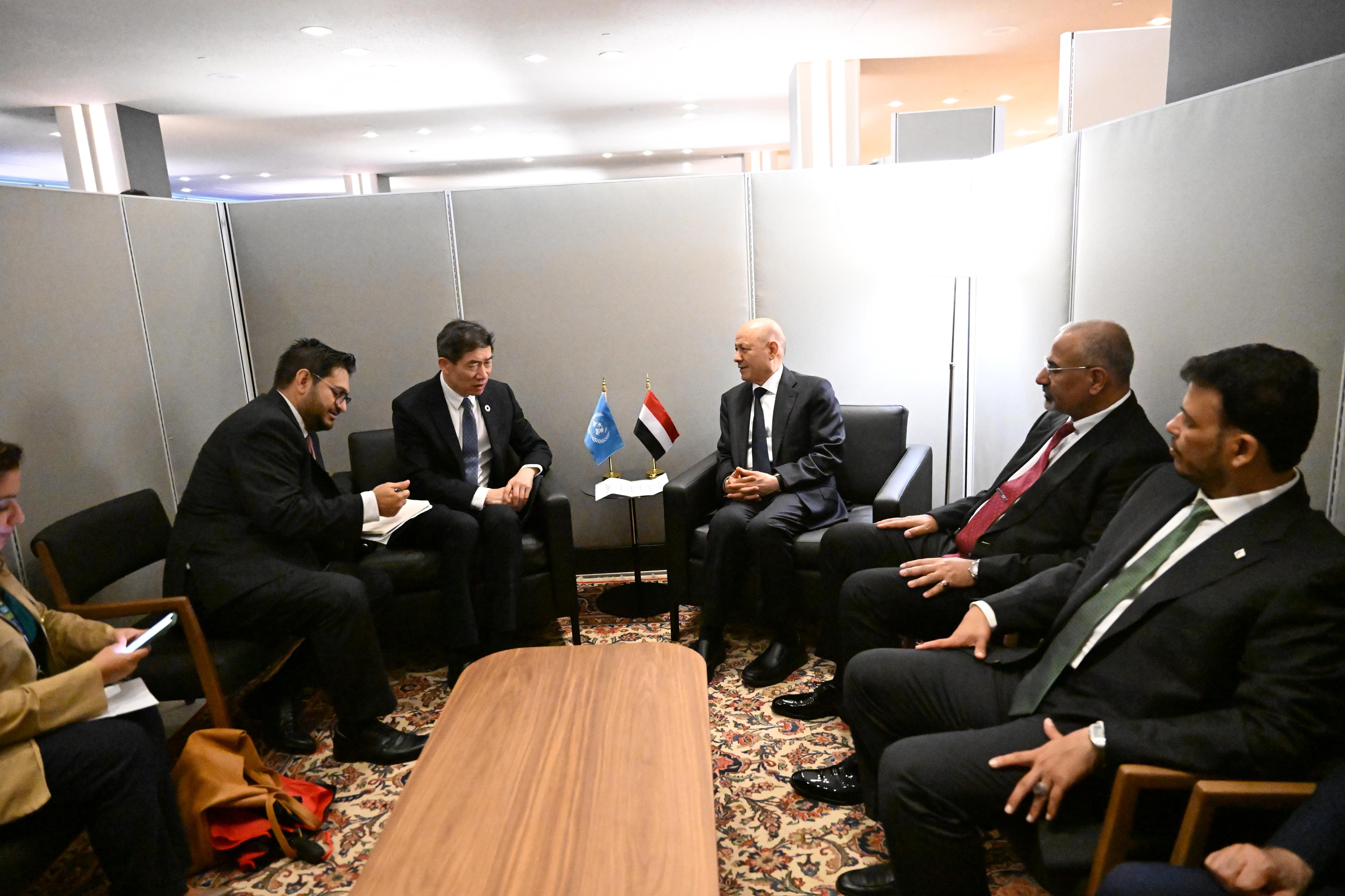 President of Presidential Leadership Council Commends UNDP Interventions