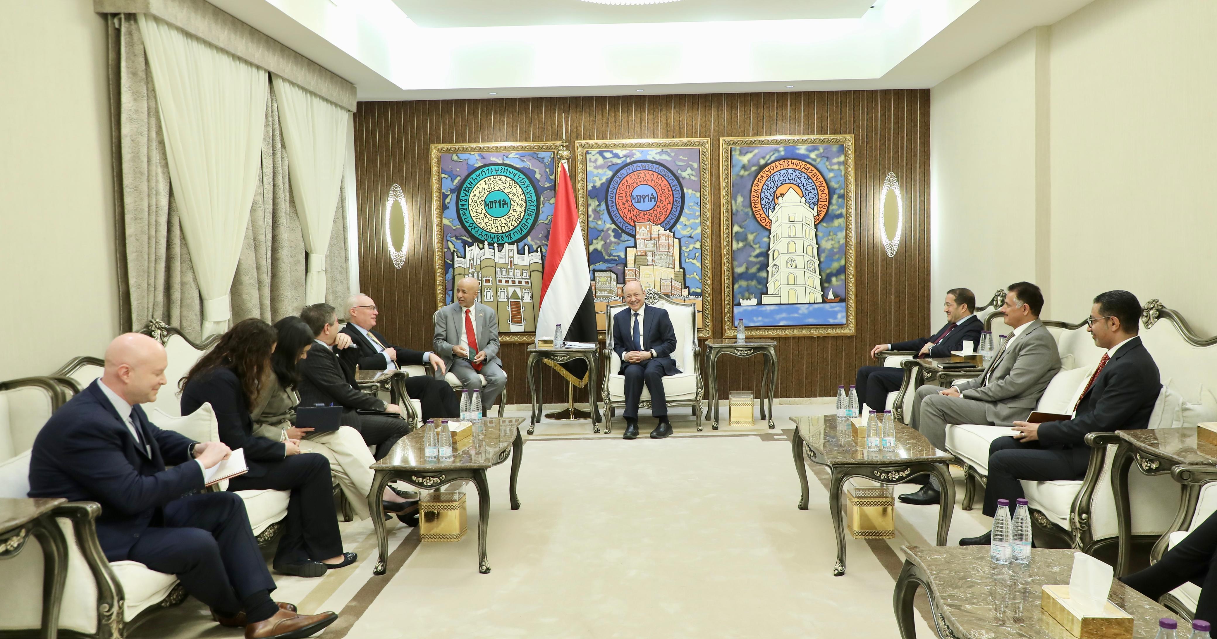 President of the Presidential Leadership Council Receives U.S. Special Envoy