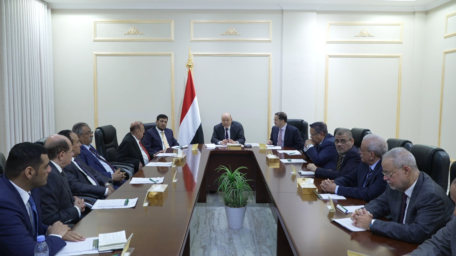 President of Presidential Leadership Council Chairs Emergency Meeting of National Defense Council