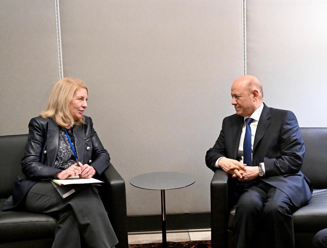 President Al-Alimi Receives UNICEF Executive Director
