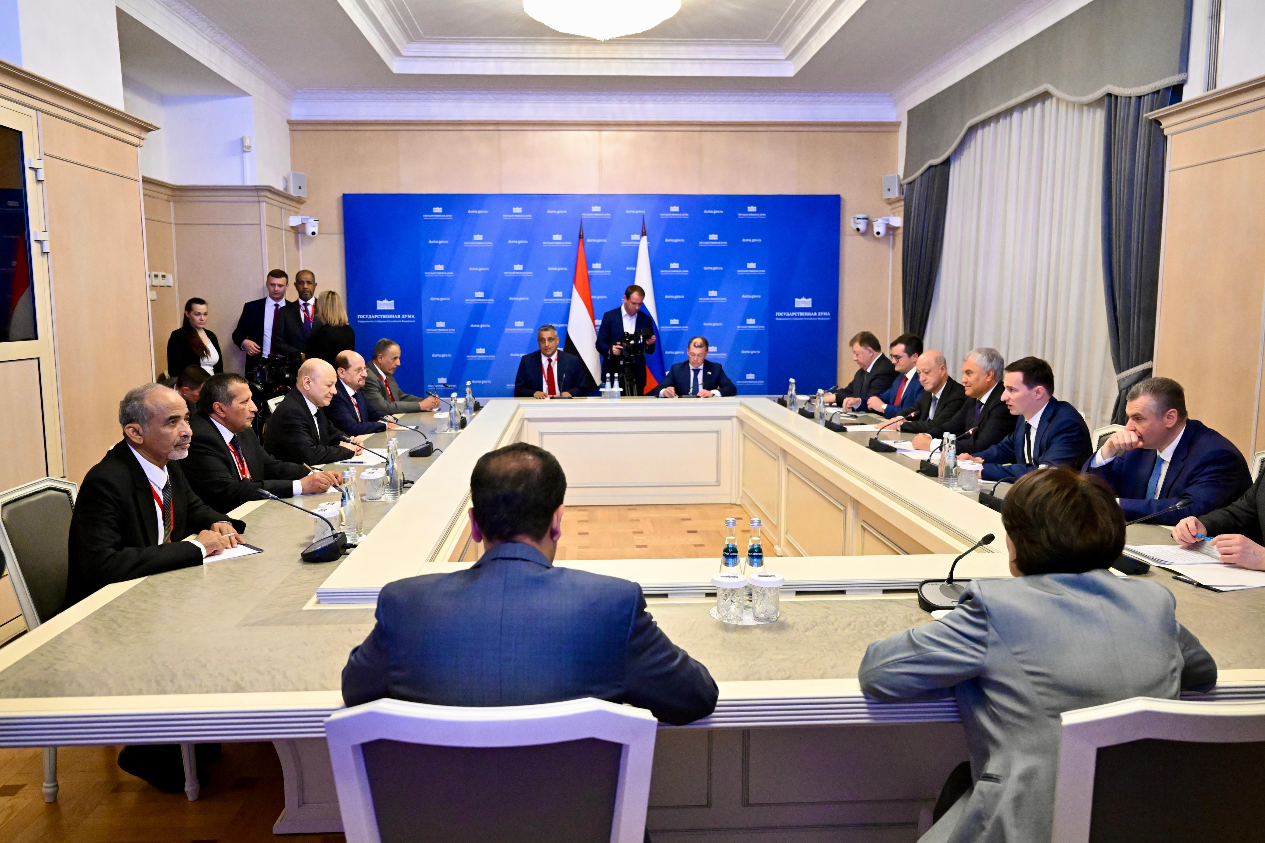 President of Leadership Council Meets with Speaker of Russian State Duma