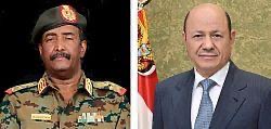 PRESIDENT AL-ALIMI CONGRATULATES CHAIRMAN OF SUDAN'S TRANSITIONAL SOVEREIGNTY COUNCIL ON EID AL-FITR