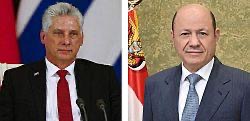 President Al-Alimi Congratulates Cuba on National Day