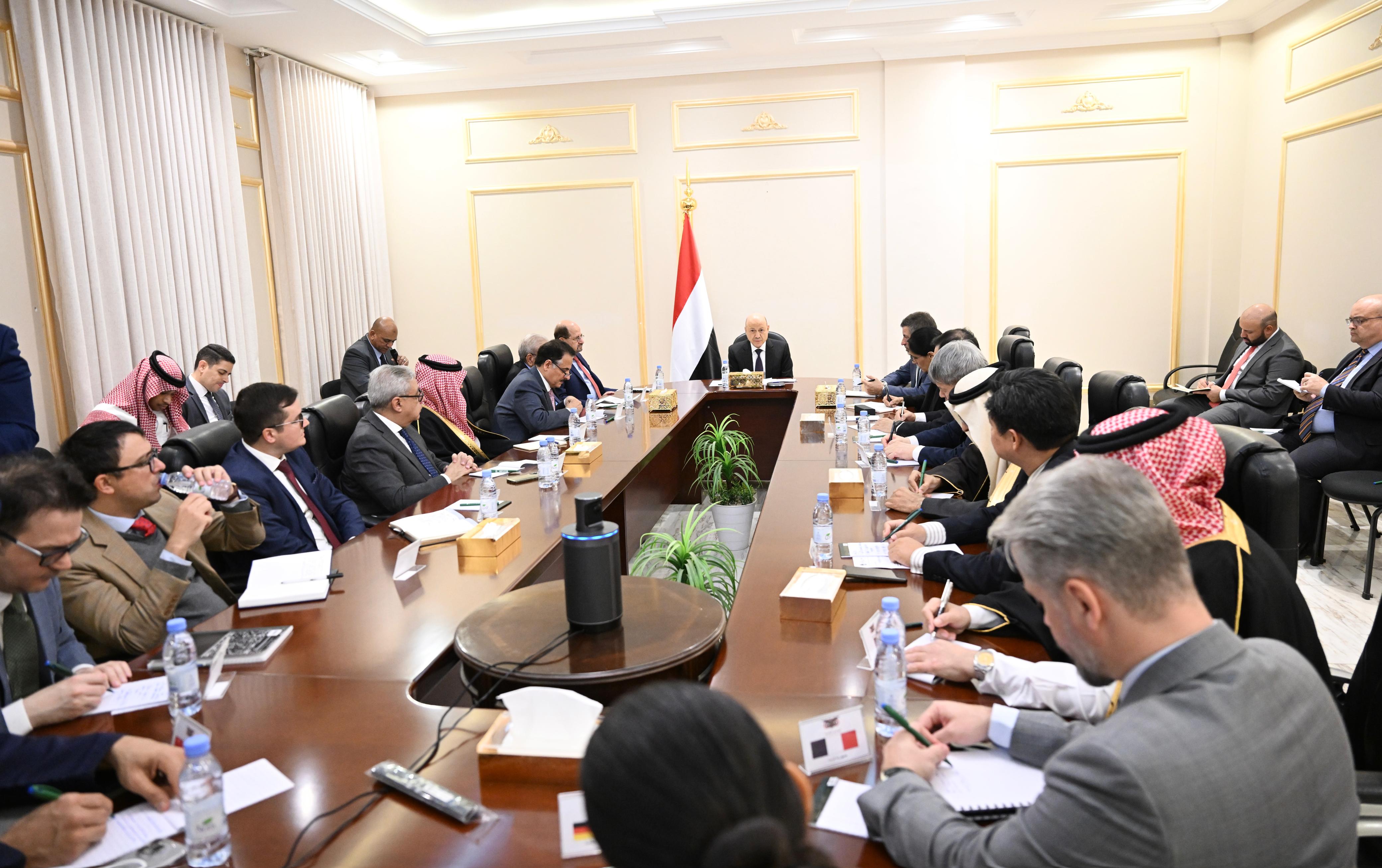 President Al-Alimi Calls on International Community to Implement Sovereign Decisions at Security Council