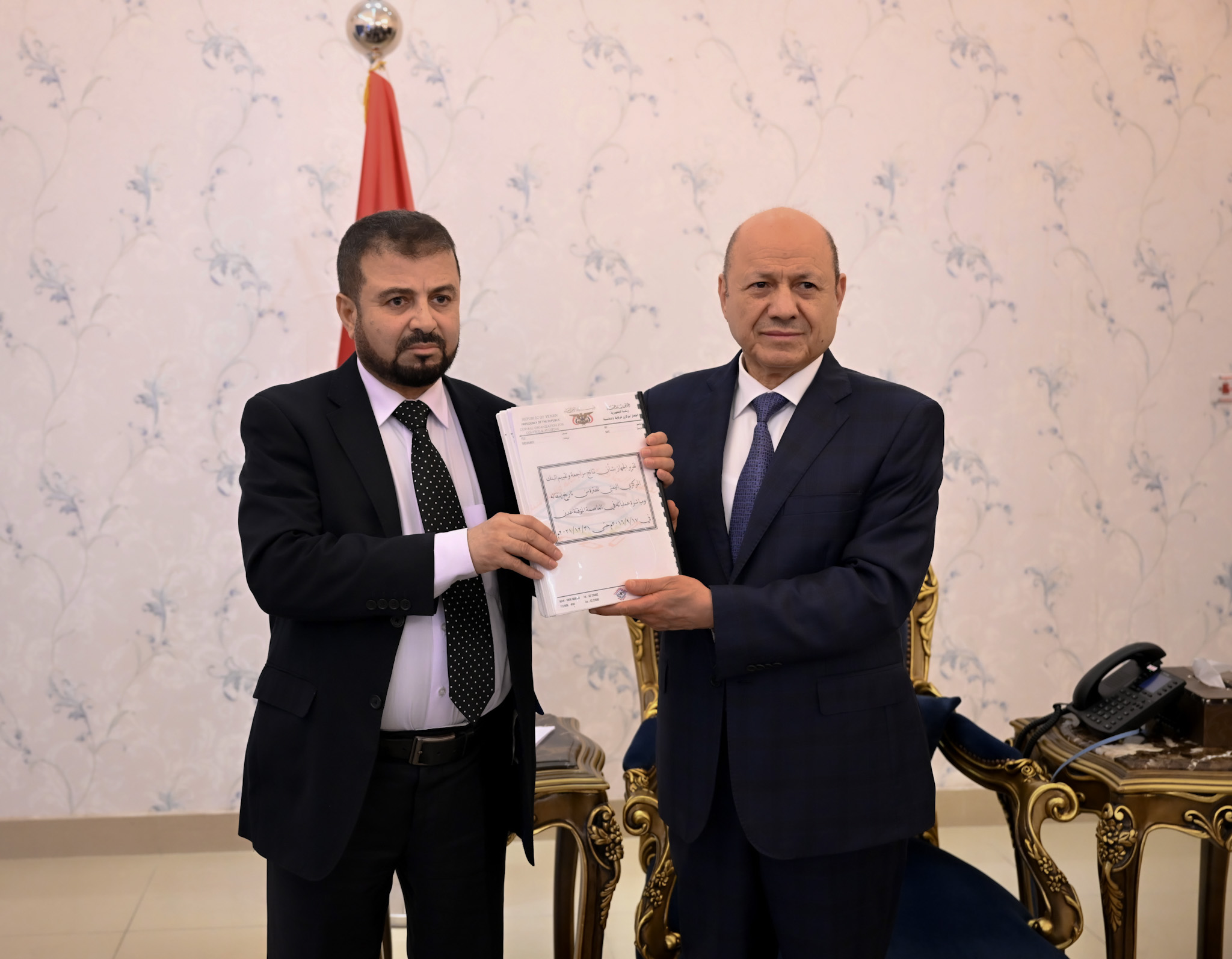 فخامة الرئيس يستقبل رئيس الجهاز المركزي للرقابة والمحاسبة 1 فبراير 2023