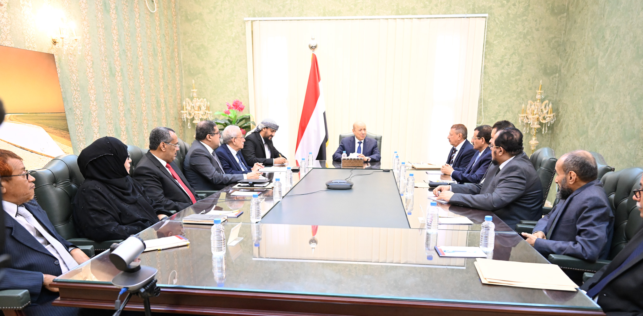 فخامة الرئيس يستقبل رئيس وأعضاء مجلس القضاء الأعلى 2 فبراير 2023