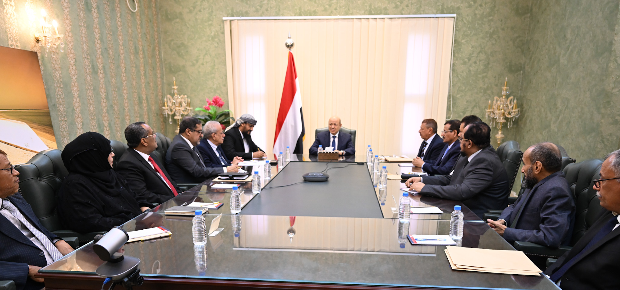 فخامة الرئيس يستقبل رئيس وأعضاء مجلس القضاء الأعلى 2 فبراير 2023