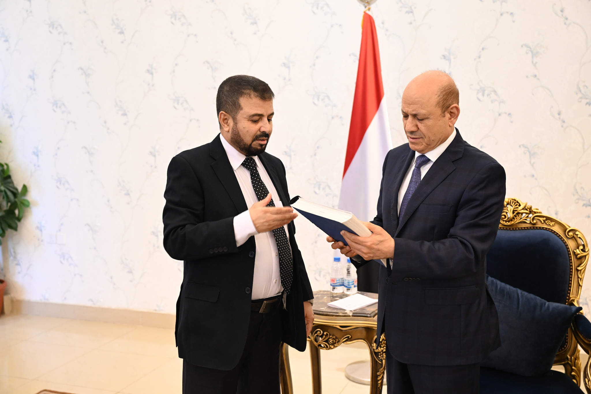فخامة الرئيس يستقبل رئيس الجهاز المركزي للرقابة والمحاسبة 1 فبراير 2023
