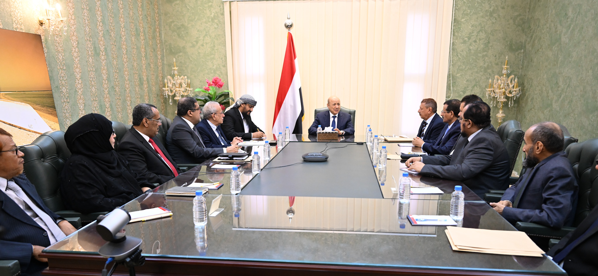 فخامة الرئيس يستقبل رئيس وأعضاء مجلس القضاء الأعلى 2 فبراير 2023