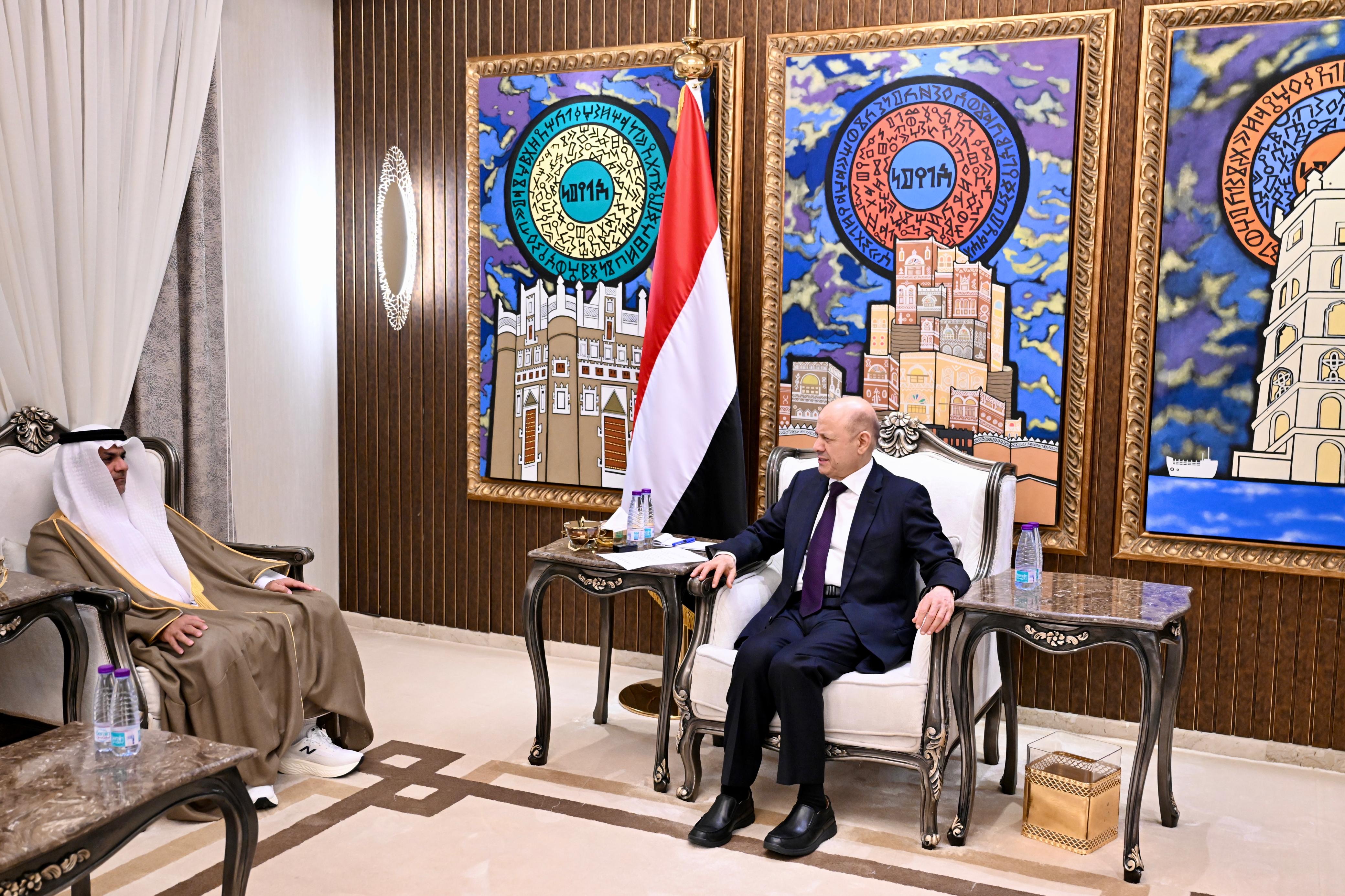 رئيس مجلس القيادة يشيد بالتدخلات الإماراتية في مجال الطاقة الكهربائية