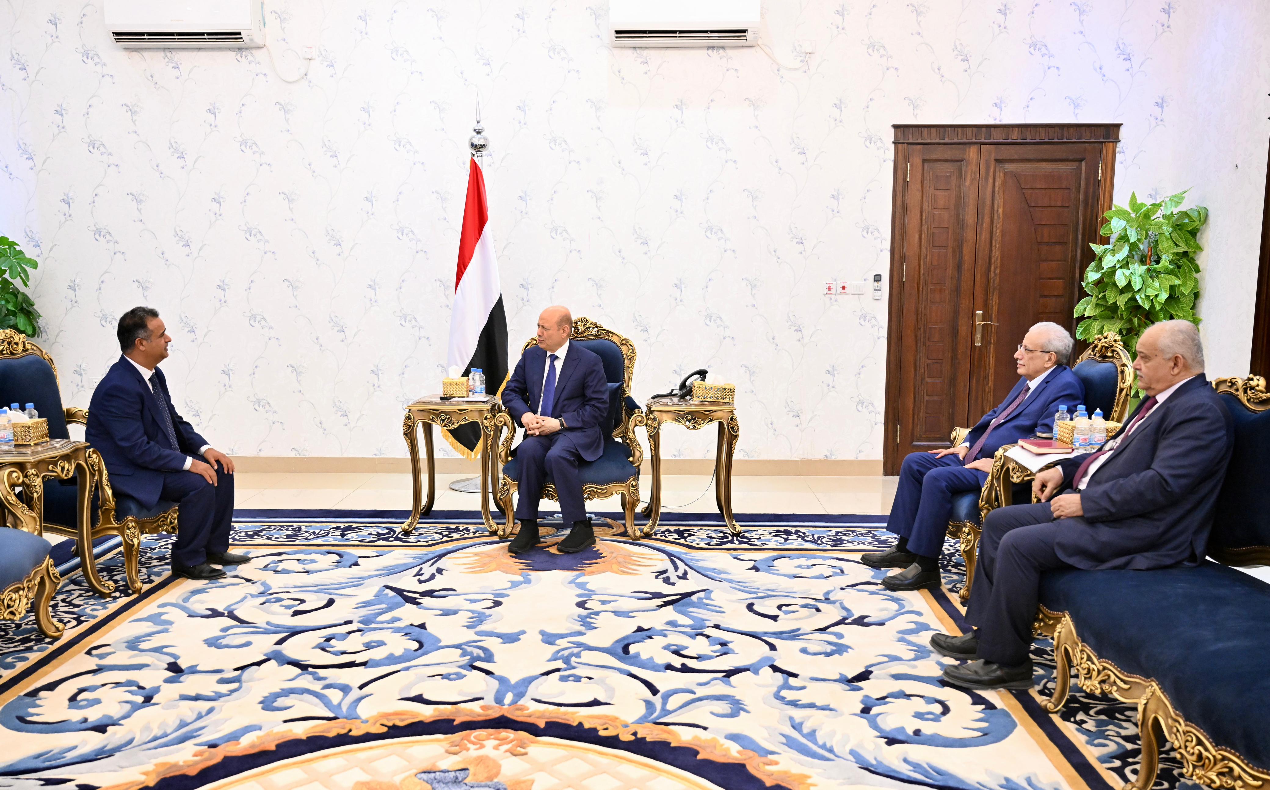 رئيس مجلس القيادة يستقبل السفير الليبي 7 نوفمبر 2023