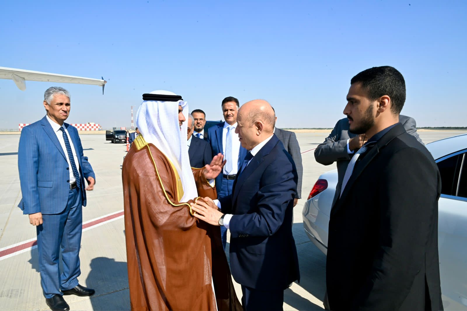 رئيس مجلس القيادة الرئاسي ينهي زيارة لدولة الامارات العربية المتحدة 04 ديسمبر 2023 