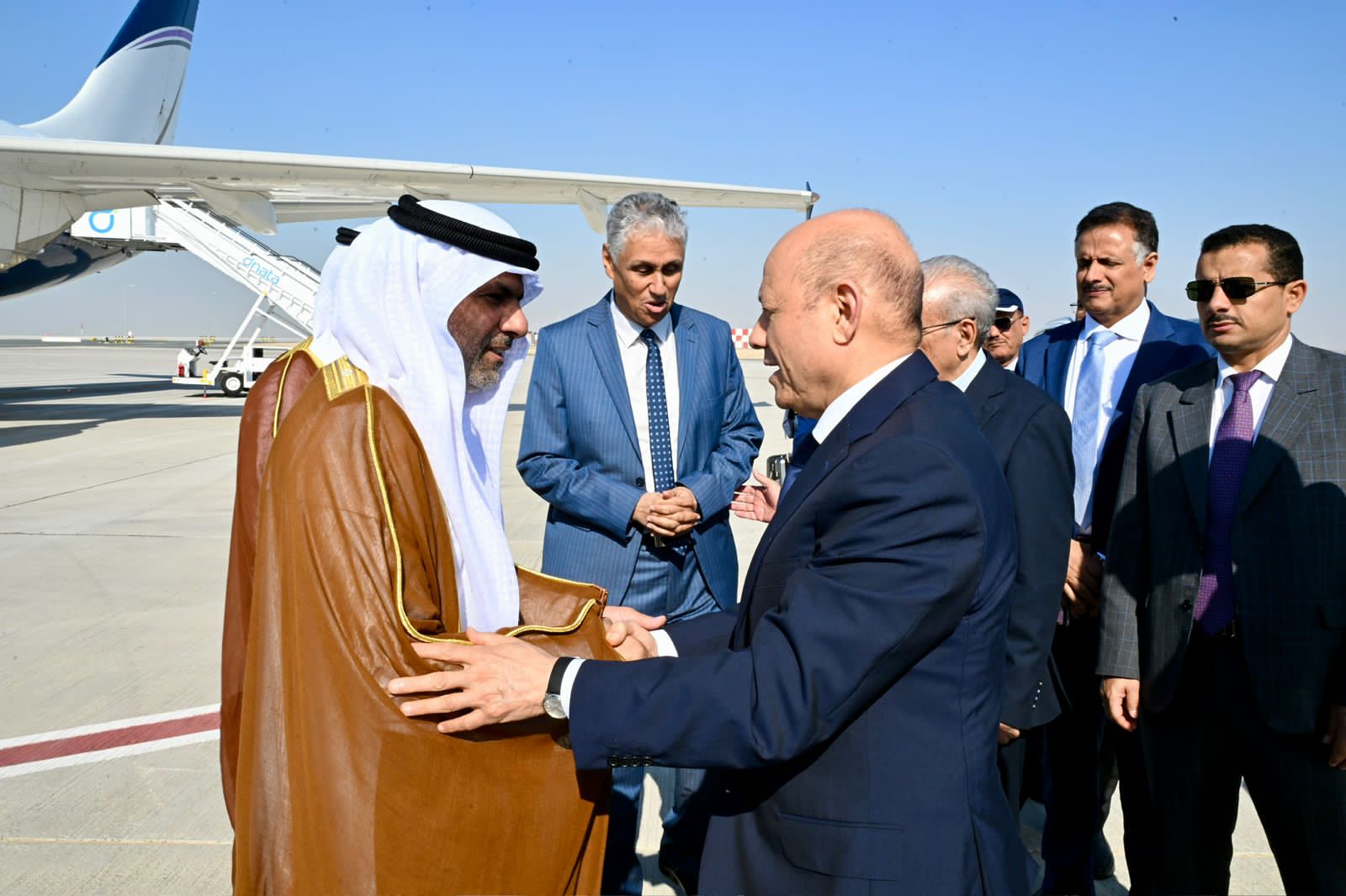 رئيس مجلس القيادة الرئاسي ينهي زيارة لدولة الامارات العربية المتحدة 04 ديسمبر 2023 