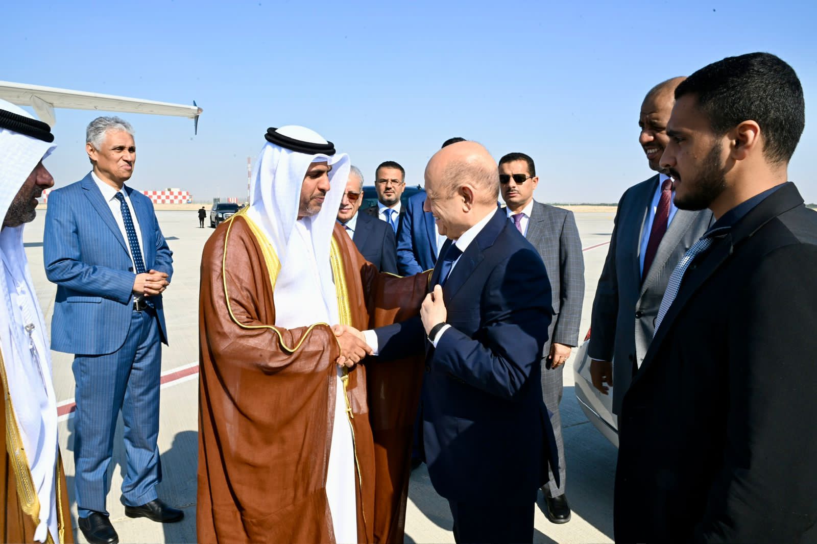 رئيس مجلس القيادة الرئاسي ينهي زيارة لدولة الامارات العربية المتحدة 04 ديسمبر 2023 