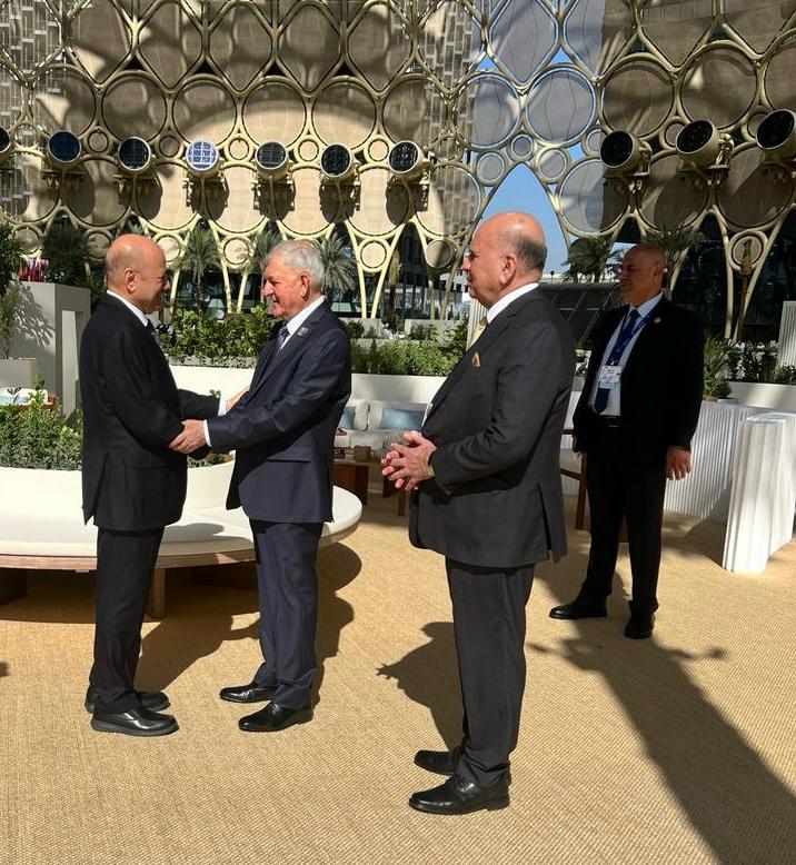 رئيس مجلس القيادة الرئاسي يجري عددا من اللقاءات على هامش قمة المناخ 01 ديسمبر 2023 