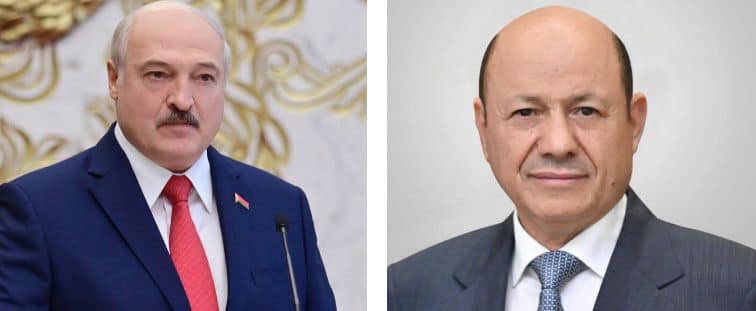 رئيس مجلس القيادة يبعث برقية تهنئة للرئيس البيلاروسي