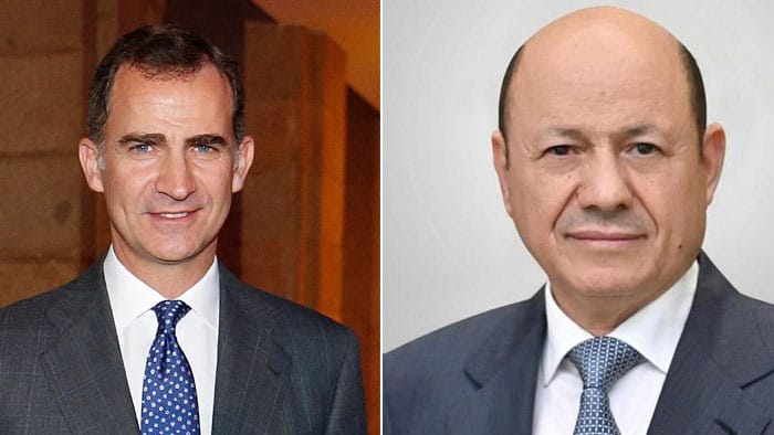 رئيس مجلس القيادة الرئاسي يهنىء باليوم الوطني الاسباني
