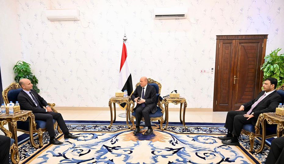 رئيس مجلس القيادة الرئاسي يستقبل سفير الجمهورية الفرنسية للتوديع 13 سبتمبر 2023