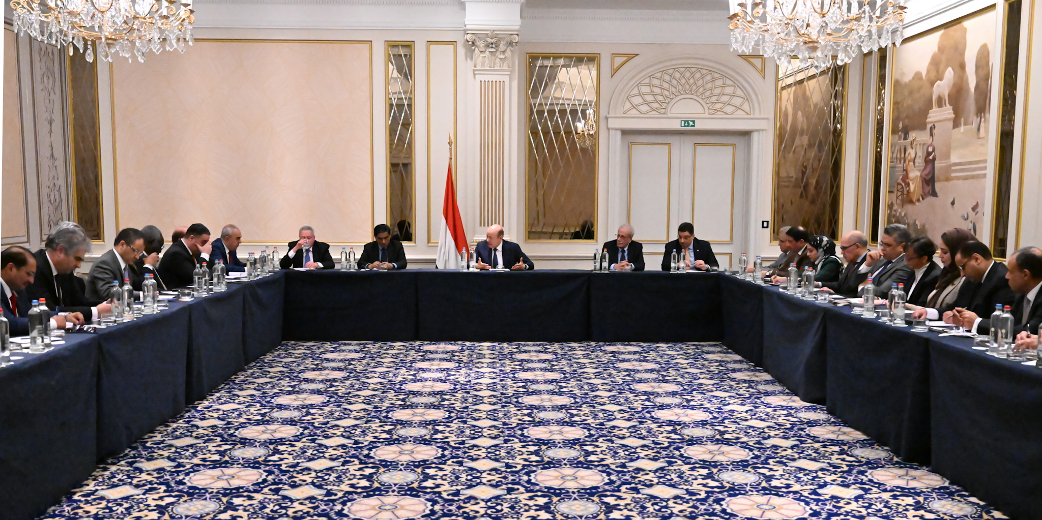 فخامة الرئيس يلتقي السفراء العرب  بلجيكا 14 فبراير 2023