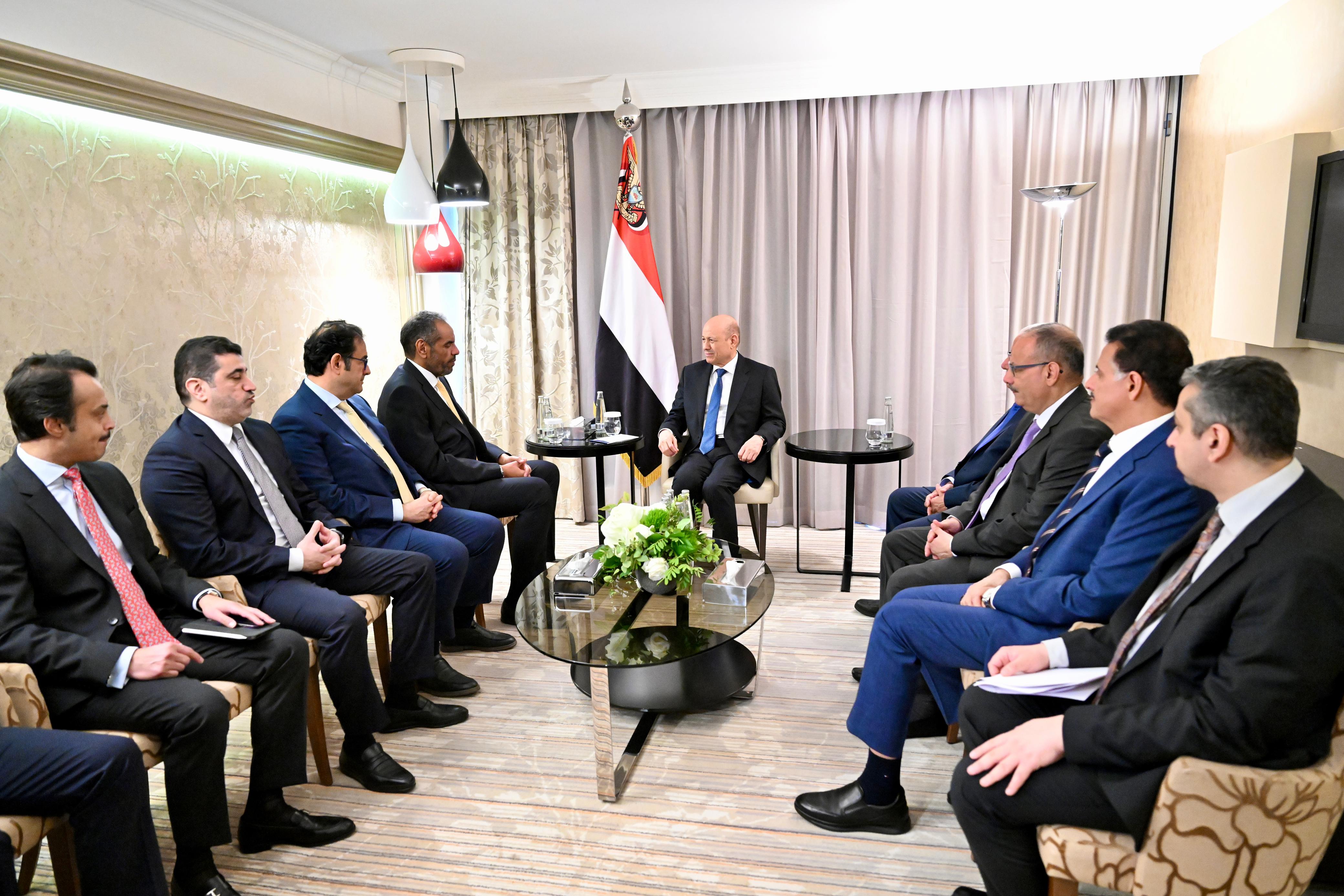 فخامة الرئيس يلتقي وزير الخارجية الكويتي في ميونخ 17 فبراير 2024