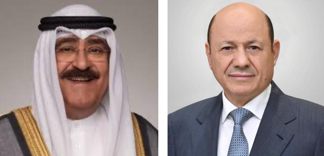 رئيس مجلس القيادة يهنىء الشيخ مشعل الجابر الصباح بمناسبة توليه مقاليد الحكم أميرا لدولة الكويت