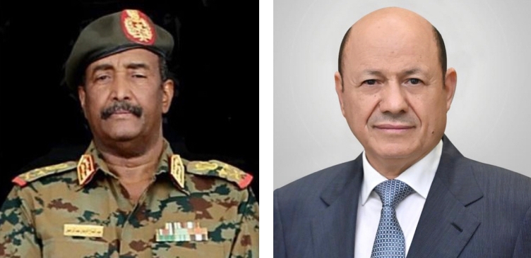 العليمي وعبدالفتاح البرهان