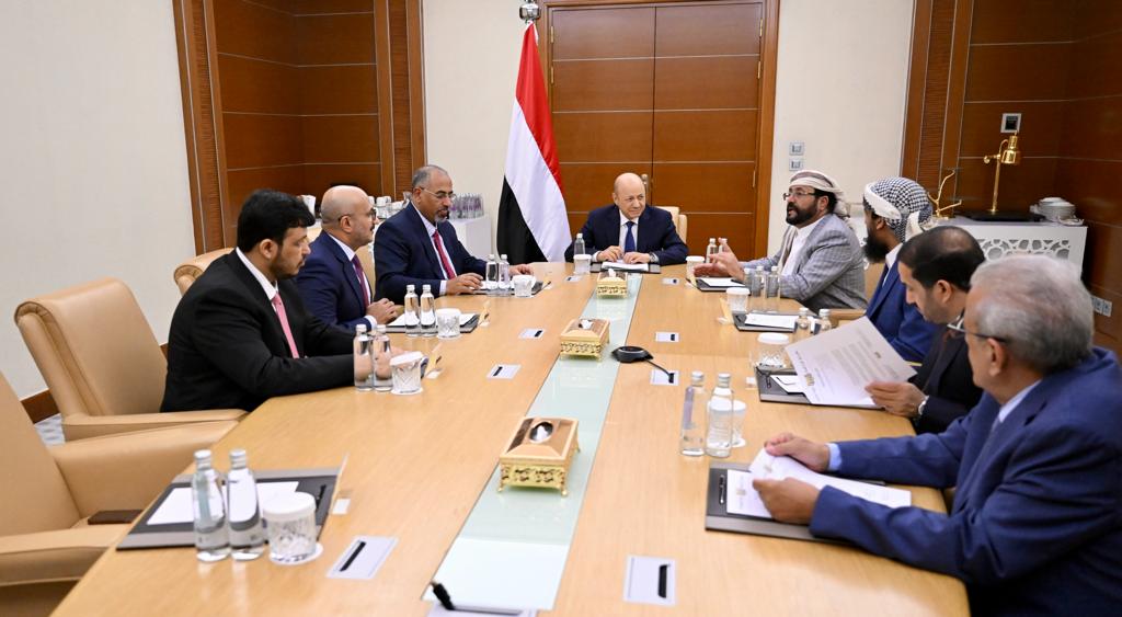 اجتماع مجلس القيادة الرئاسي 22 مايو 2023
