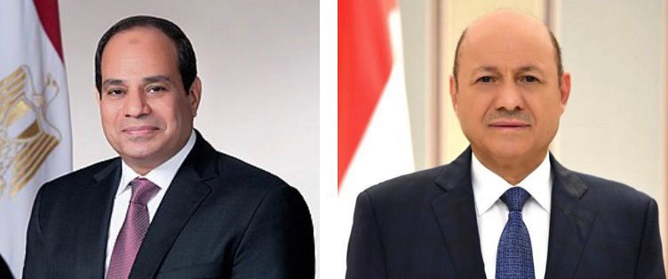 رئيس مجلس القيادة يبعث برقية إلى نظيره المصري عبدالفتاح السيسي