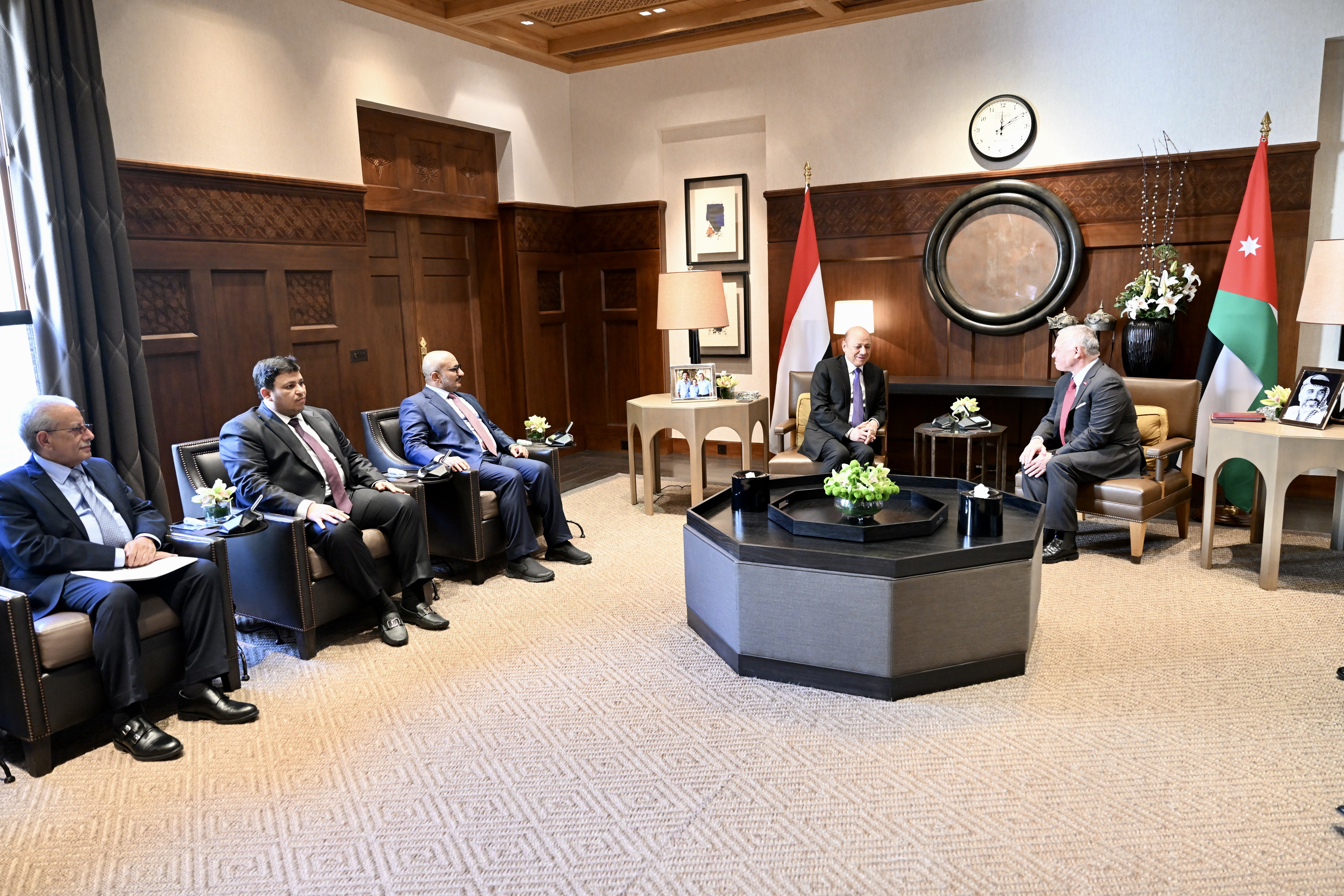 زيارة رئيس مجلس القيادة إلى الأردن ولقائه بالملك عبدالله الثاني 28 نوفمبر 2022