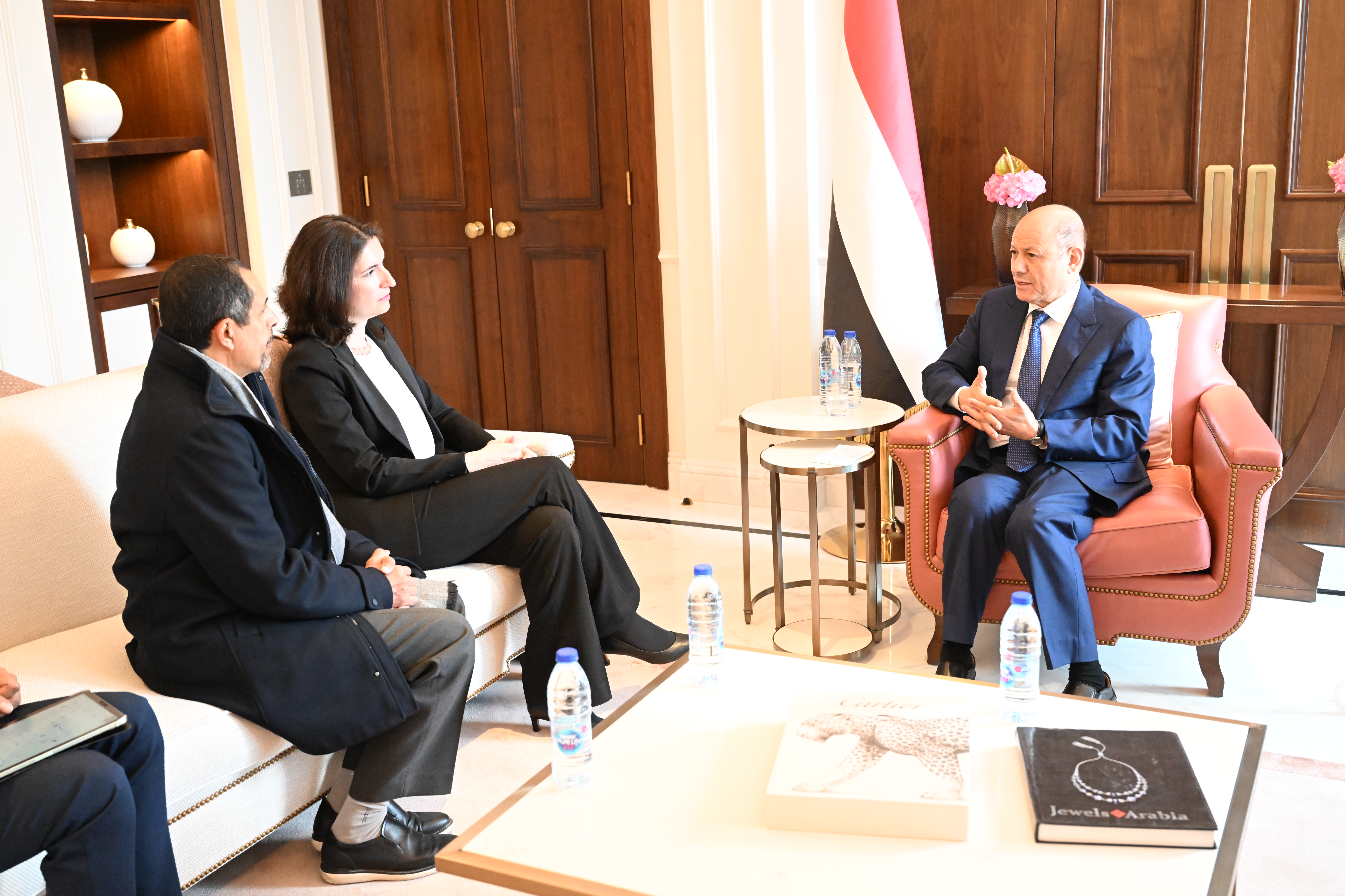 لقاء رئيس مجلس القيادة مع مديرة البنك الدولي تانيا ماير 29 نوفمبر 2022