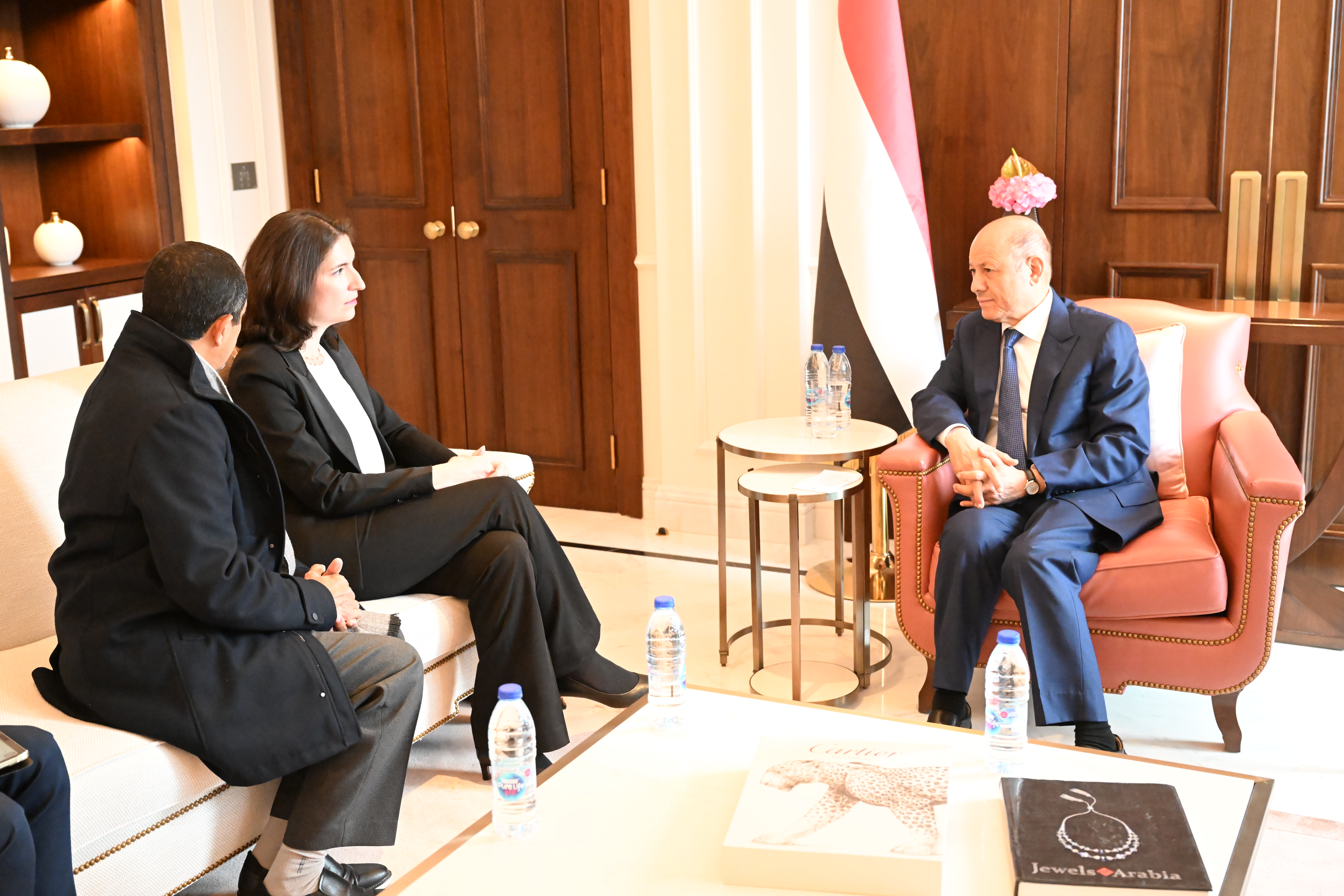 لقاء رئيس مجلس القيادة مع مديرة البنك الدولي تانيا ماير 29 نوفمبر 2022