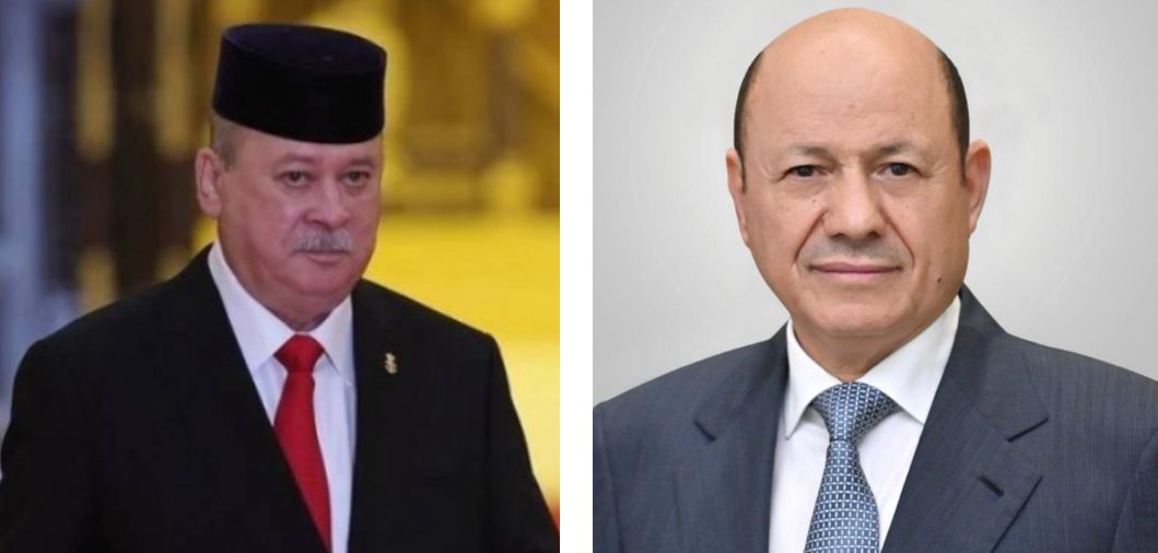 رئيس مجلس القيادة يهنئ السلطان ابراهيم بمناسبة تنصيبه ملكاً لماليزيا